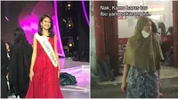 Gaya kontras finalis Miss Indonesia 2018, Lita Hendratno, jaga anak main odong-odong jadi sorotan. (dok. Instagram @litahendratno_ tangkapan layar TikTok @familytimeindonesia/https://www.tiktok.com/@familytimeindonesia/video/7243690614641003782)