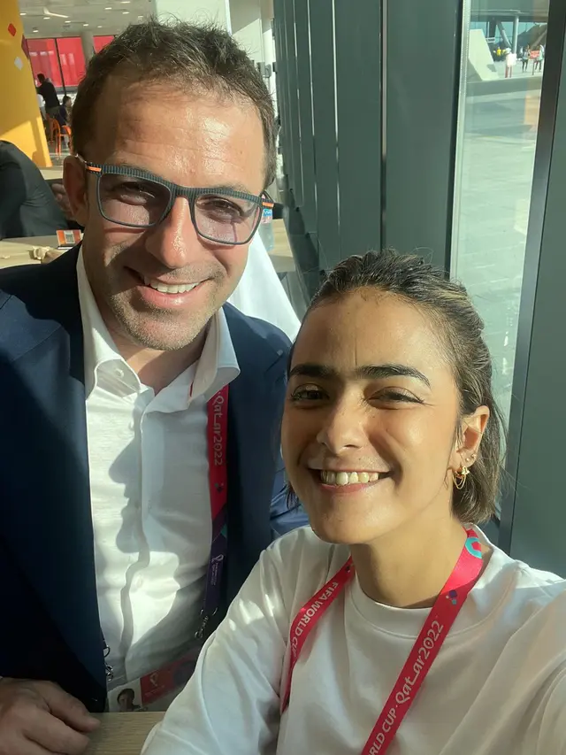 Azizah Hanum, Alessandro Del Piero, Piala Dunia 2022