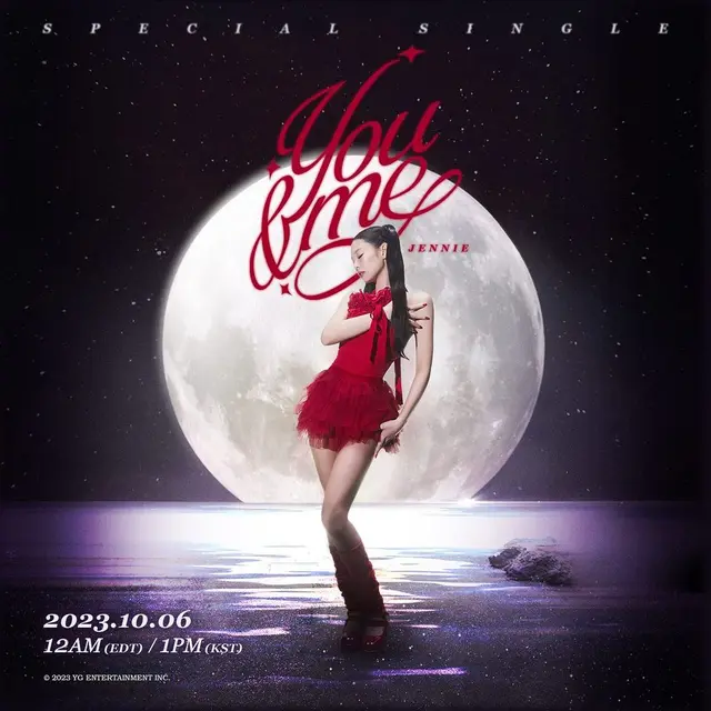 Poster Comeback Jennie BLACKPINK "You & Me"