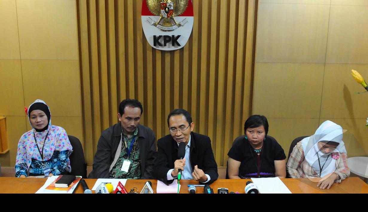 Migrant Care berharap kasus yang menimpa ratusan TKI ini segera bisa diselesaikan oleh KPK, Jakarta, Rabu (6/8/2014) (Liputan6.com/Andrian M Tunay)