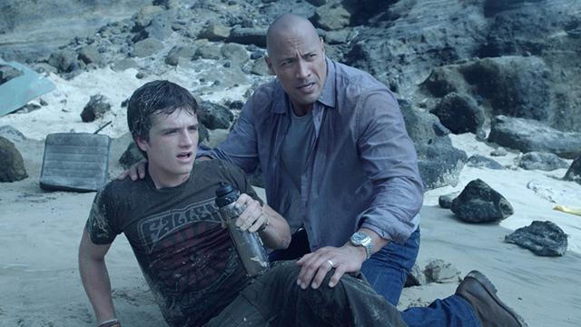 Josh Hutcherson dan The Rock