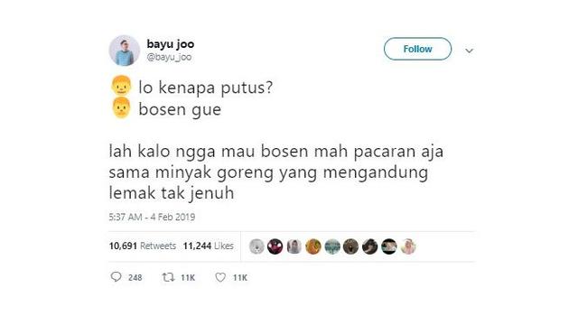 Alasan kenapa putus