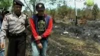 Diduga Bakar Lahan, Pemuda di Palangkaraya Ditangkap