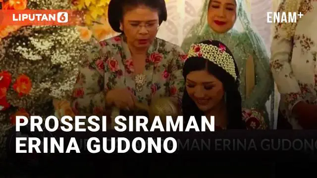 Acara siraman ini digelar di kediaman Erina Gudono di Sleman, Yogyakarta. Tubuh calon istri Kaesang Pangarep itu dibasuh oleh air yang diambil dari tujuh mata air berbeda dan oleh tujuh pinisepuh.