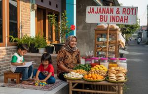 Ide Jualan Rumahan untuk Ibu Rumah Tangga Tanpa Modal Besar yang Bisa Sambil Momong Anak/ Ilustrasi AI