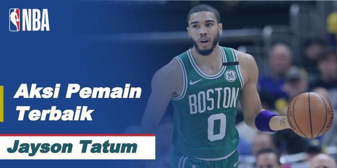 VIDEO: Jayson Tatum Tampil Brilian Saat Boston Celtics Kalahkan Miami Heat di Gim 3 Final Wilayah Timur NBA