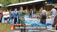 Tembok Pemandian Daun Paris Raja Berneh di Karo, Sumatra Utara ambruk, 7 mahasiswa Universitas Prima Medan tewas.