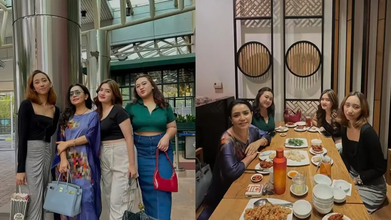 Mayangsari Buka Puasa Bareng Keponakan