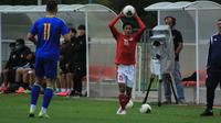 Laga uji coba antara Timnas Indonesia U-19 kontra Bosnia dan Herzegovina  dalam laga uji coba di Stadion Igraliste NK Polet, Sveti Martin na Mauri, Jumat (25/9/2020) malam WIB. (Dok. PSSI). Tim Garuda Muda kalah 0-1 dalam laga ini. (Dok. PSSI)