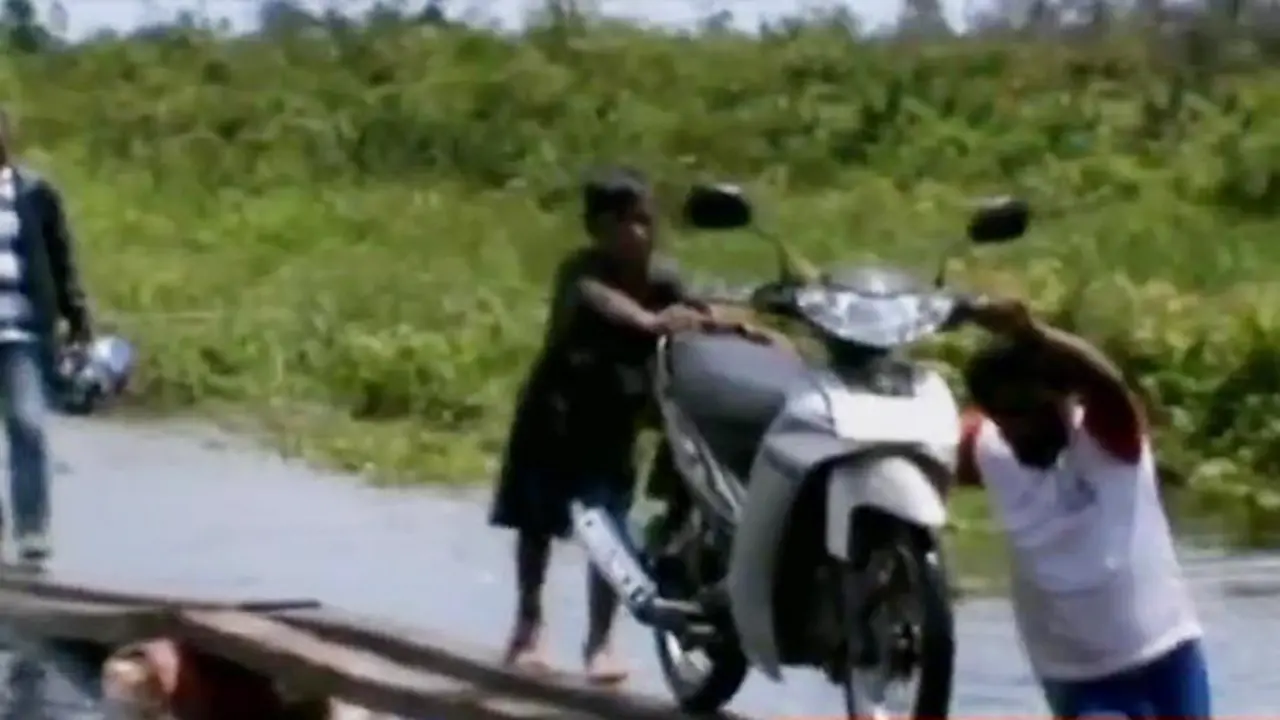 Kilas Indonesia: Sungai Citanduy Meluap, Ratusan Warga Mengungsi 