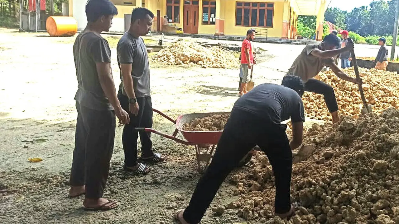 Kegiatan ini dipimpin Kabagsumda Polres Kepulauan Talaud Kompol Umar Haras.