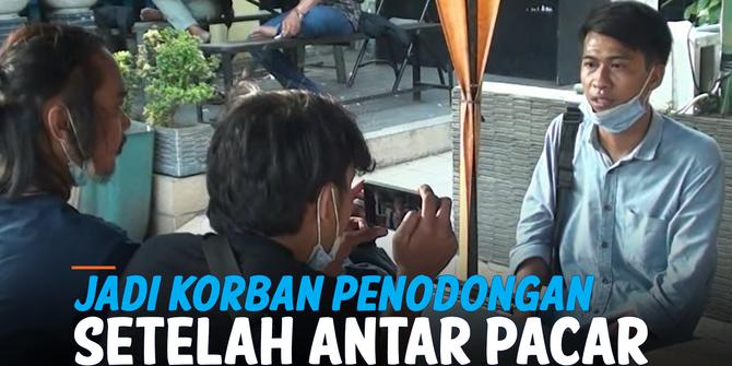 VIDEO: Kasihan, Pemuda jadi Korban Penodongan Usai Antar Pacar ke Jakarta