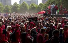 Demo Terbesar di Belanda, 100.000 Orang Tuntut Pemerintah Hentikan Genosida Israel di Gaza