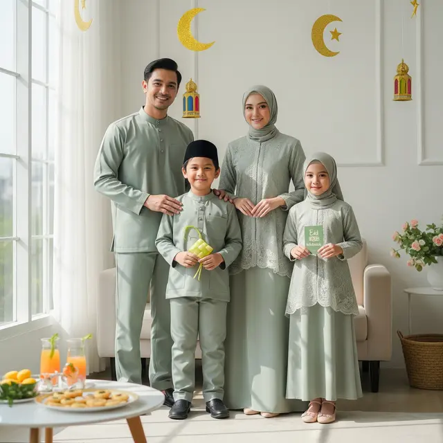 13 Rekomendasi Baju Lebaran, Inspirasi Outfit Wanita, Pria, hingga Keluarga