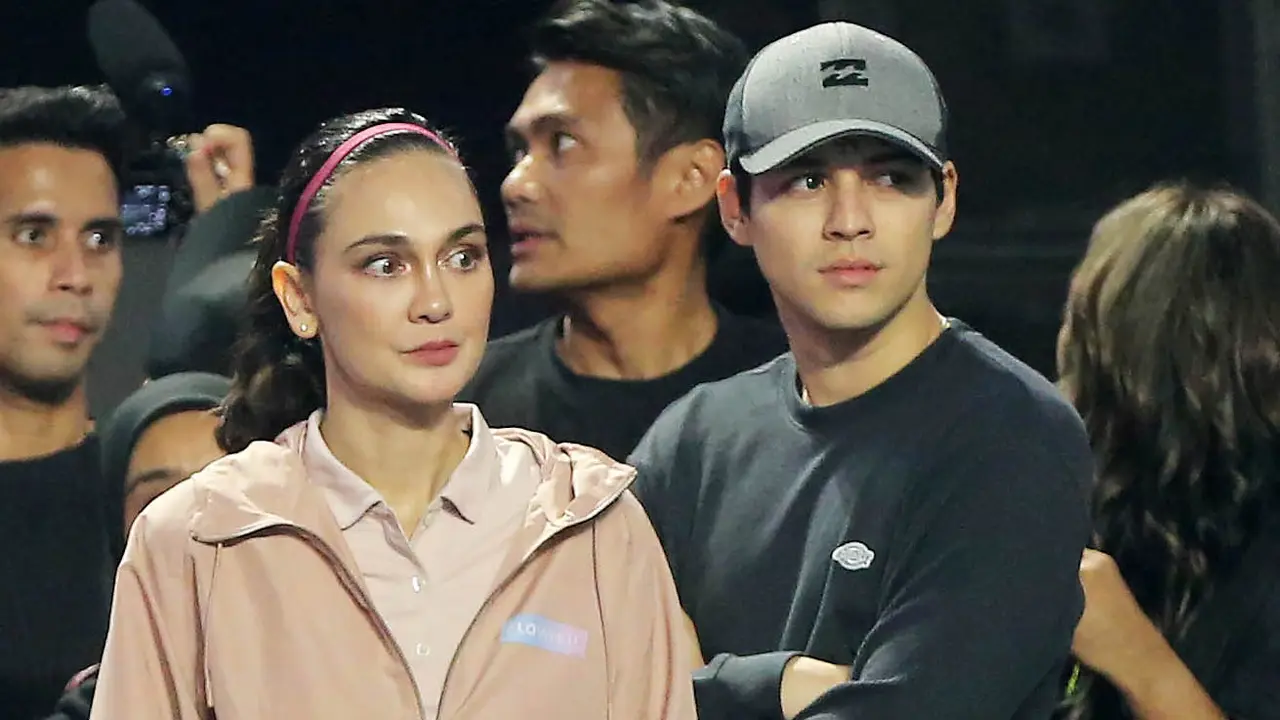 [Fimela] Luna Maya dan Maxime Bouttier di Lagi-Lagi Tenis