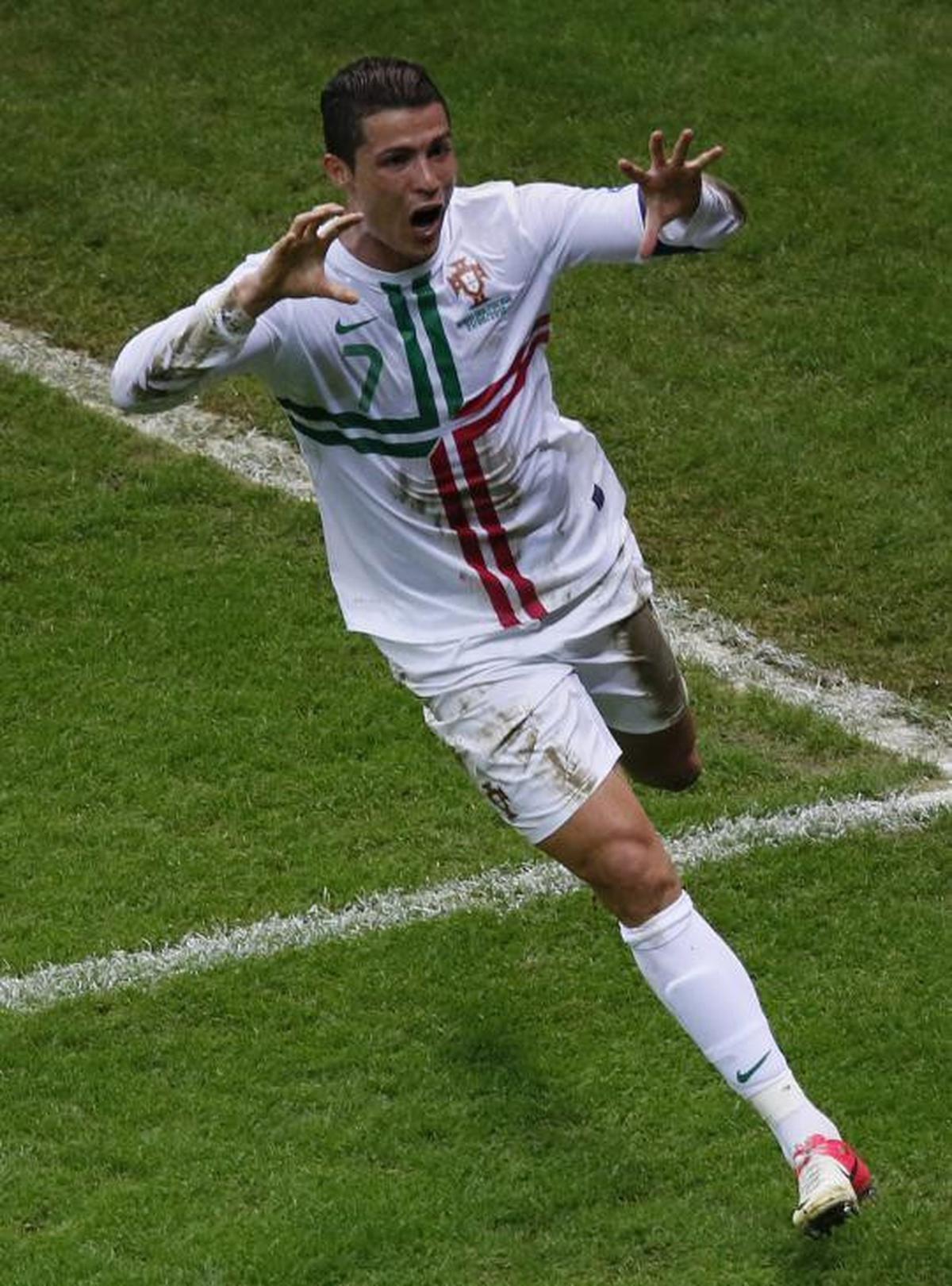 Ekspresi CR7 di lapangan hijau