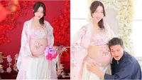 6 Potret Maternity Shoot Influencer Sunny Dahye, Bernuansa Jepang Estetik