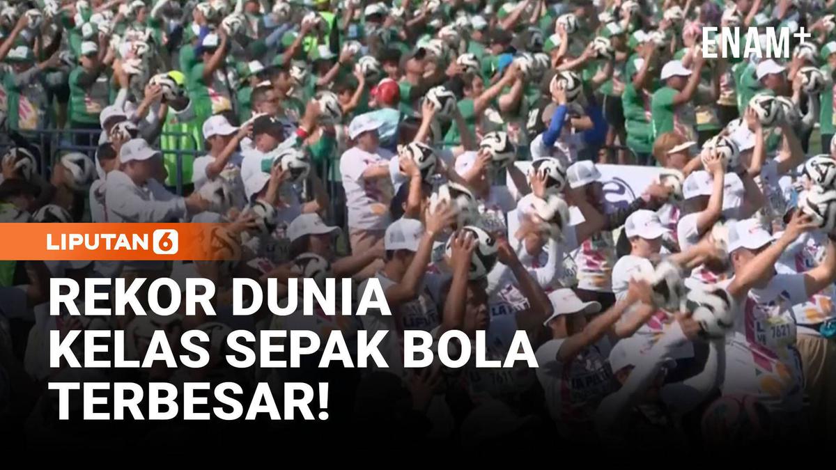 Jelang Piala Dunia 2026, Mexico City Gelar Kelas Sepak Bola Terbesar