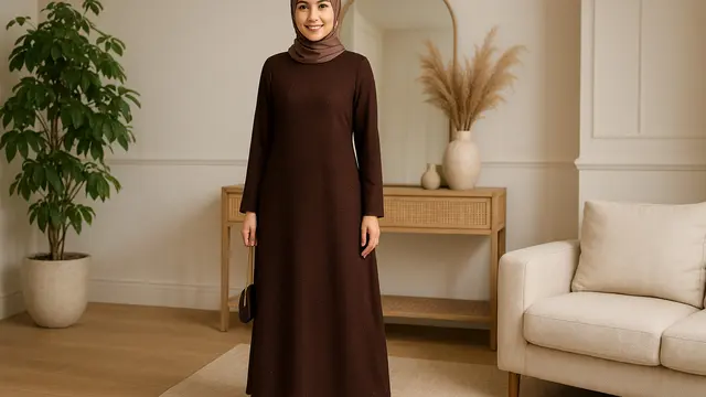 7 Rekomendasi Gamis untuk Kondangan Malam Hari 2025, Tampil Anggun Tanpa Terlalu Mencolok