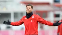 Gelandang Bayern Munchen, Xabi Alonso, mengomentari karakteristik pelatih Jose Mourinho, Pep Guardiola, dan Carlo Ancelotti. (EPA/Peter Powell)