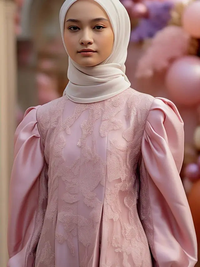 Model Gamis Brokat Satin Remaja 2025