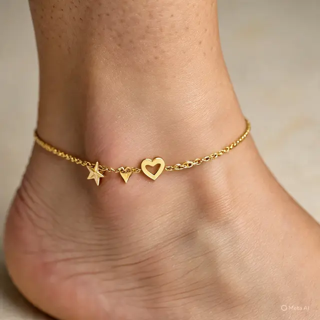 Model Gelang Kaki Emas Dewasa