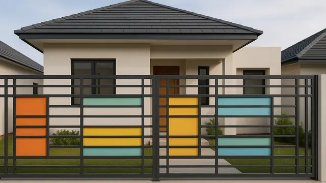 Model Pagar Besi Hollow Galvanis yang Tren di 2025/ Ilustrasi oleh AI