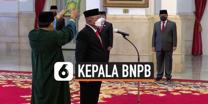 VIDEO: Jokowi Lantik Letjen Ganip Warsito Jadi Kepala BNPB