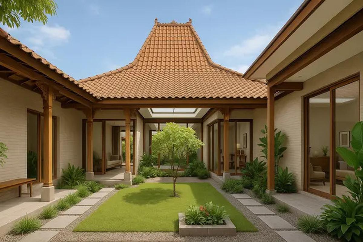 7 Model Rumah Joglo Modern Klasik 1 Lantai, Perpaduan Tradisi dan Kenyamanan Masa Kini