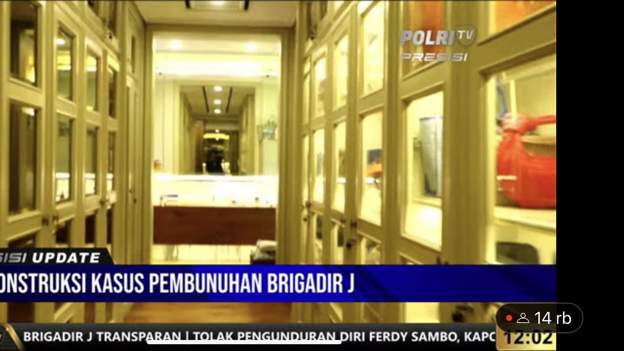 Salah satu lokasi di kediaman Ferdy Sambo yang menjadi lokasi penyimpanan tas mewah Putri Candrawathi. (Istimewa)