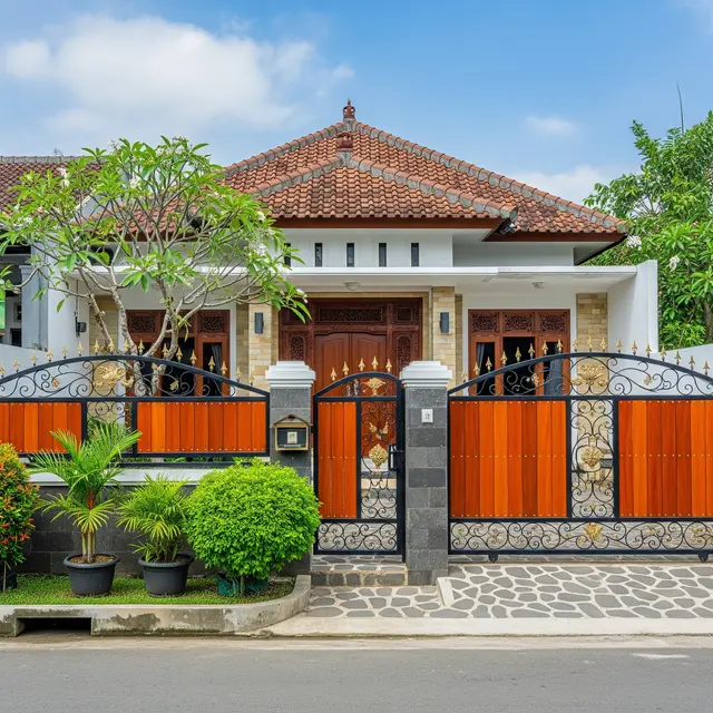 9 Model Pagar Besi yang Cocok untuk Rumah Kecil, Modern dan Tetap Luas