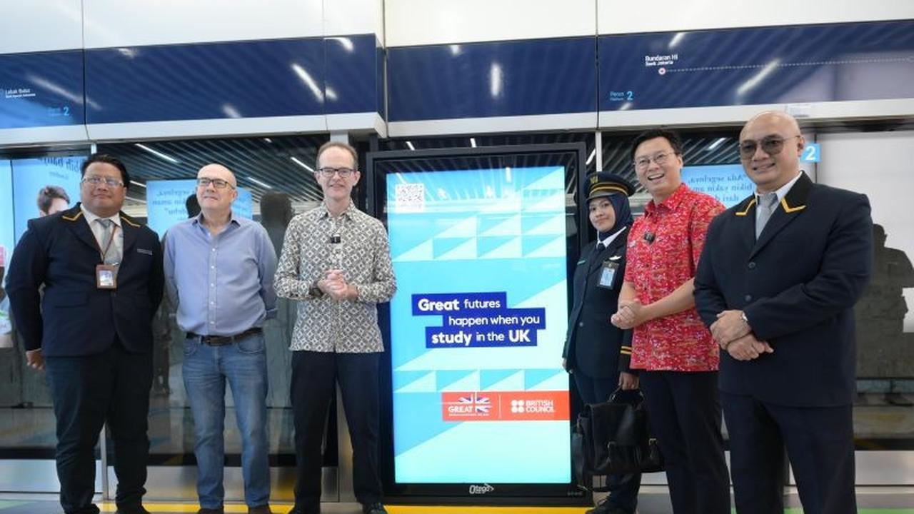 Study UK Hadir di MRT Jakarta, Kenalkan Peluang Studi di Inggris Kelas Dunia