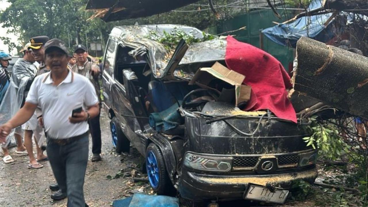 Pohon Tumbang Bandung Tewaskan Pengemudi Suzuki Carry, BPBD Imbau Waspada Cuaca Ekstrem