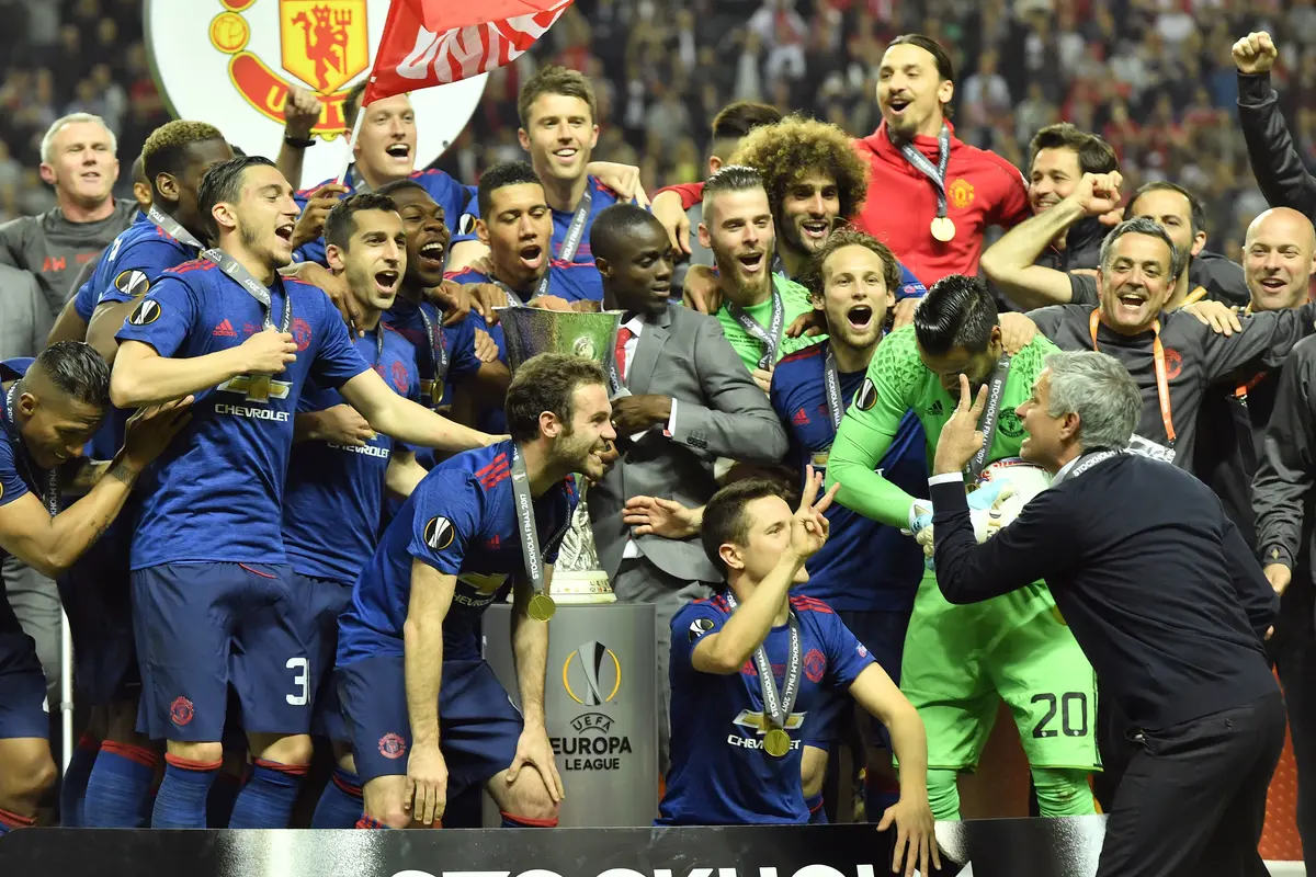 Luapan Kegembiraan Pemain MU Usai Juara Liga Europa