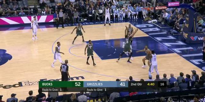 VIDEO : Cuplikan Pertandingan NBA, Bucks 121 vs Grizzlies 103