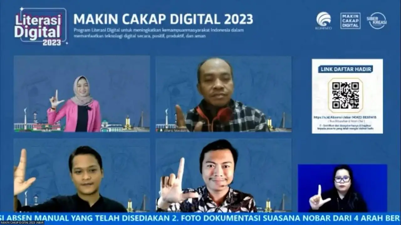 Kemenkominfo bersama Gerakan Nasional Literasi Digital (GNLD) Siberkreasi kembali menggelar program literasi digital nasional sektor pendidikan wilayah Jawa Barat bagi siswa/siswi Sekolah Dasar di Wilayah Tengah Kabupaten Bogor, Provinsi Jawa Barat, Jumat