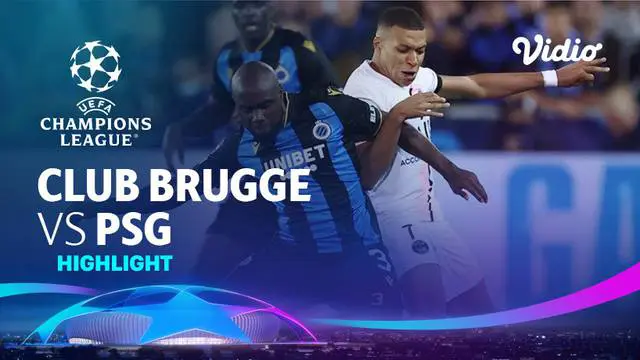 VIDEO: Highlights Liga Champions, PSG Bersama Lionel Messi Ditahan Imbang Club Brugge