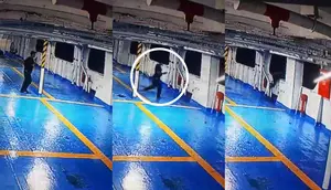 Detik-detik Penumpang Kapal Nekat Lompat ke Laut Merak