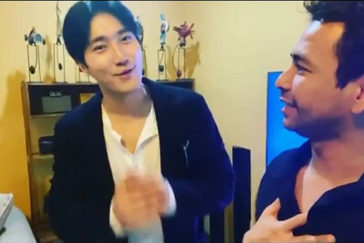 Raffi Ahmad dan Choi Siwon