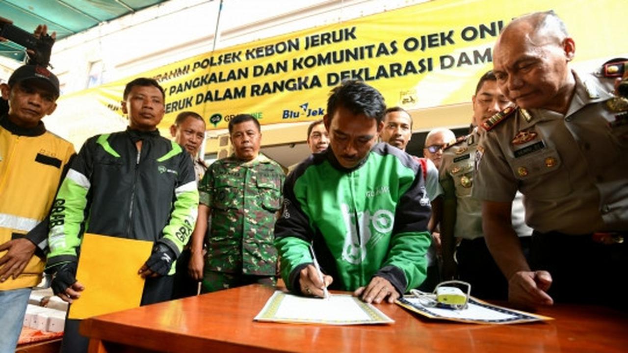 Ojek online dan pangkalan resmi berdamai