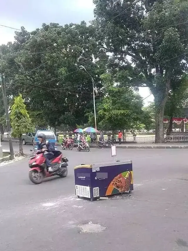 7 Potret Benda di Tengah Jalan Ini Sukses Bikin Pengendara Geleng Kepala