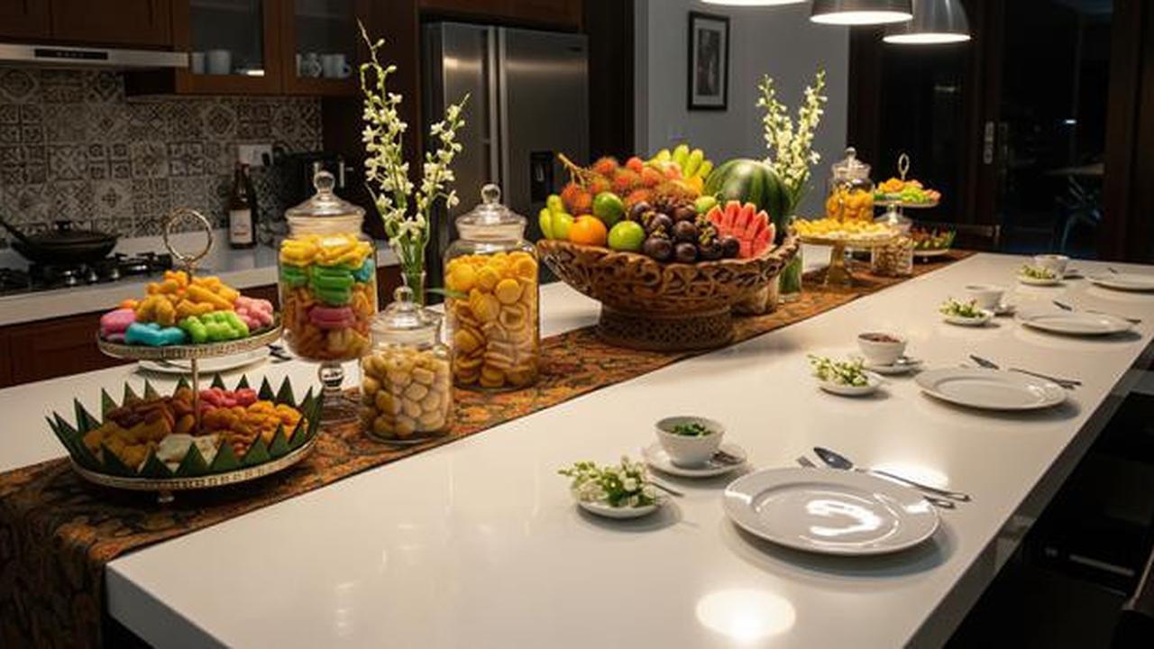 5 Cara Menata Meja Dapur agar Terlihat Lebih Luas di Hari Raya, Siap Sambut Tamu