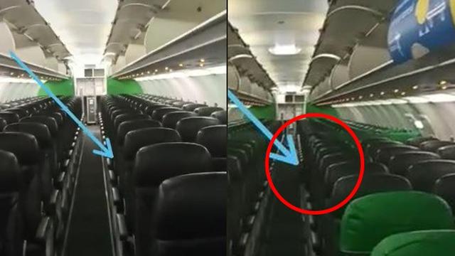 Viral Penampakan Seram Berwajah Pucat di Dalam Pesawat, Bikin Merinding