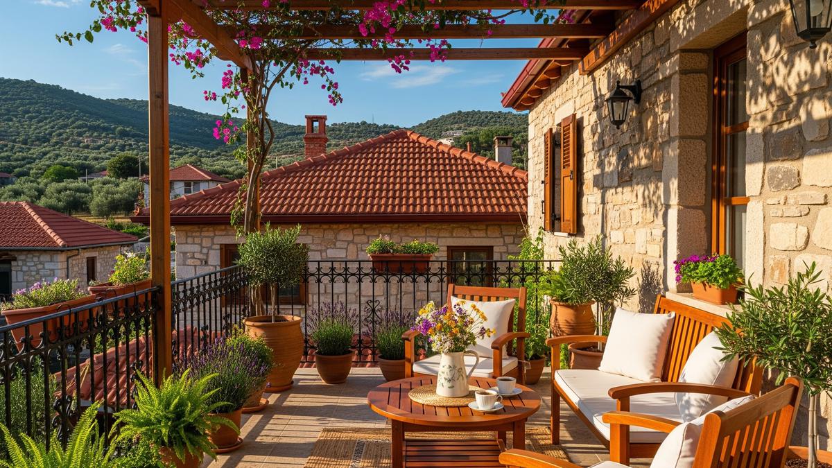 11 Desain Teras 2x3 Meter di Desa dengan Paduan Kayu dan Tanaman