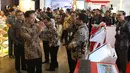 Presiden Jokowi saat menghadiri peringatan hari Antikorupsi Dunia di Jakarta, Senin (11/12). (Liputan6.com/Angga Yuniar)