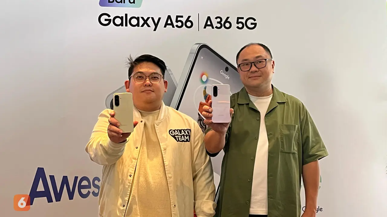 First Look - Samsung A56 & A36 5G. Liputan6.com/Reanthonio Oktovier Sinanu