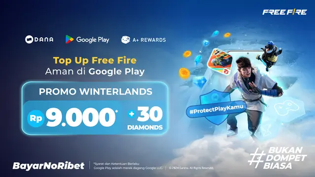 Top Up Free Fire aman di Google Play.