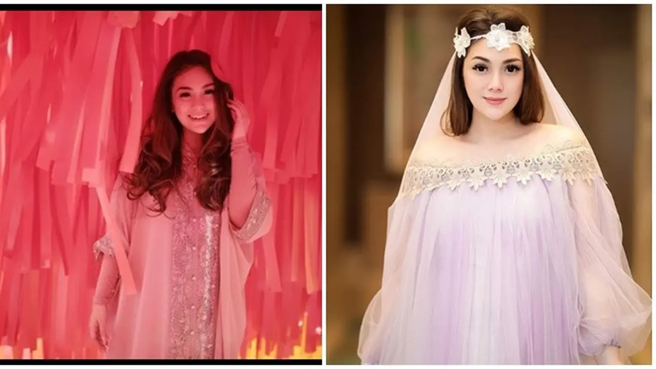 Potret Cantiknya Celine Evangelista Saat Pakai Gamis