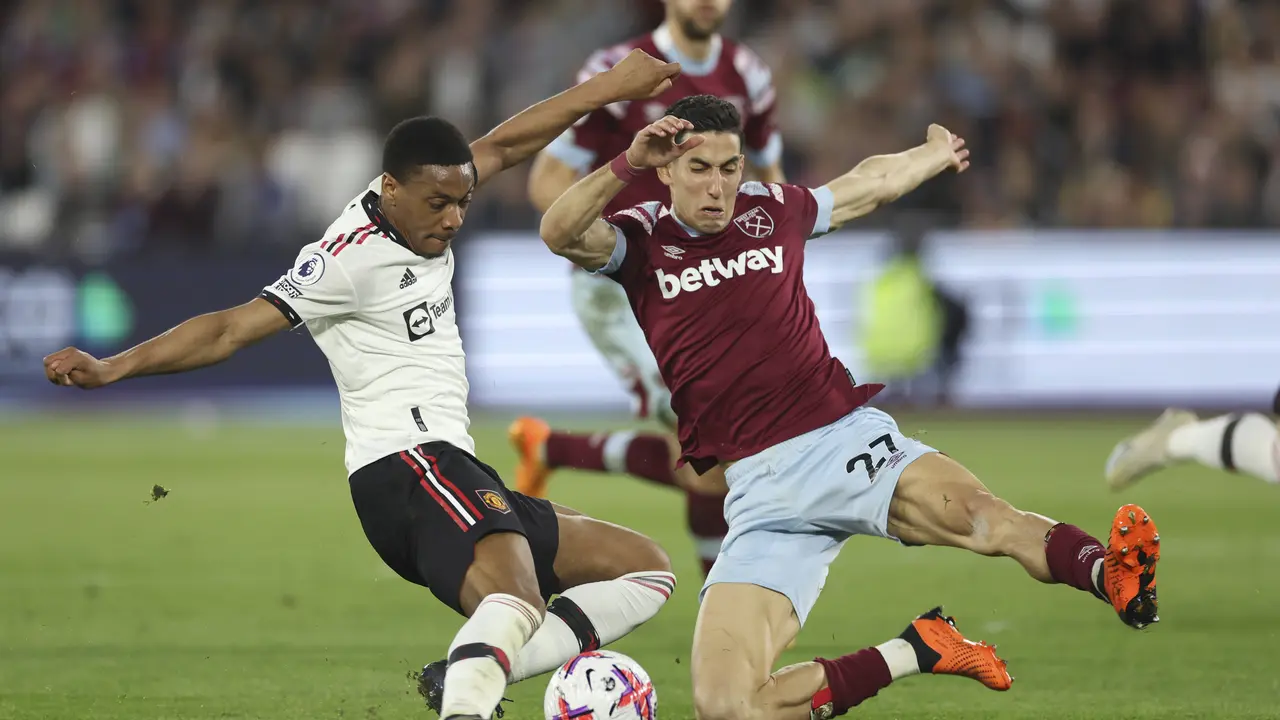 Manchester United (MU) kalah dari West Ham United.