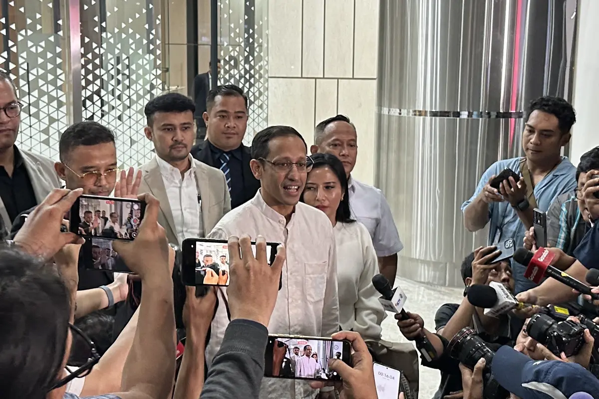 Kelar Diperiksa Kejagung, Nadiem Makarim Irit Bicara